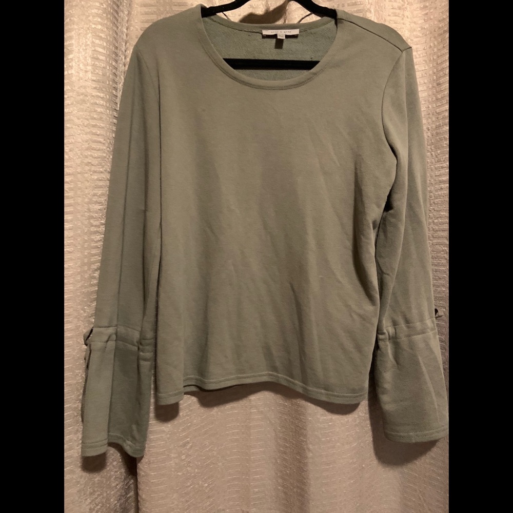 Long Sleeve Shirt with Tied Sleeves